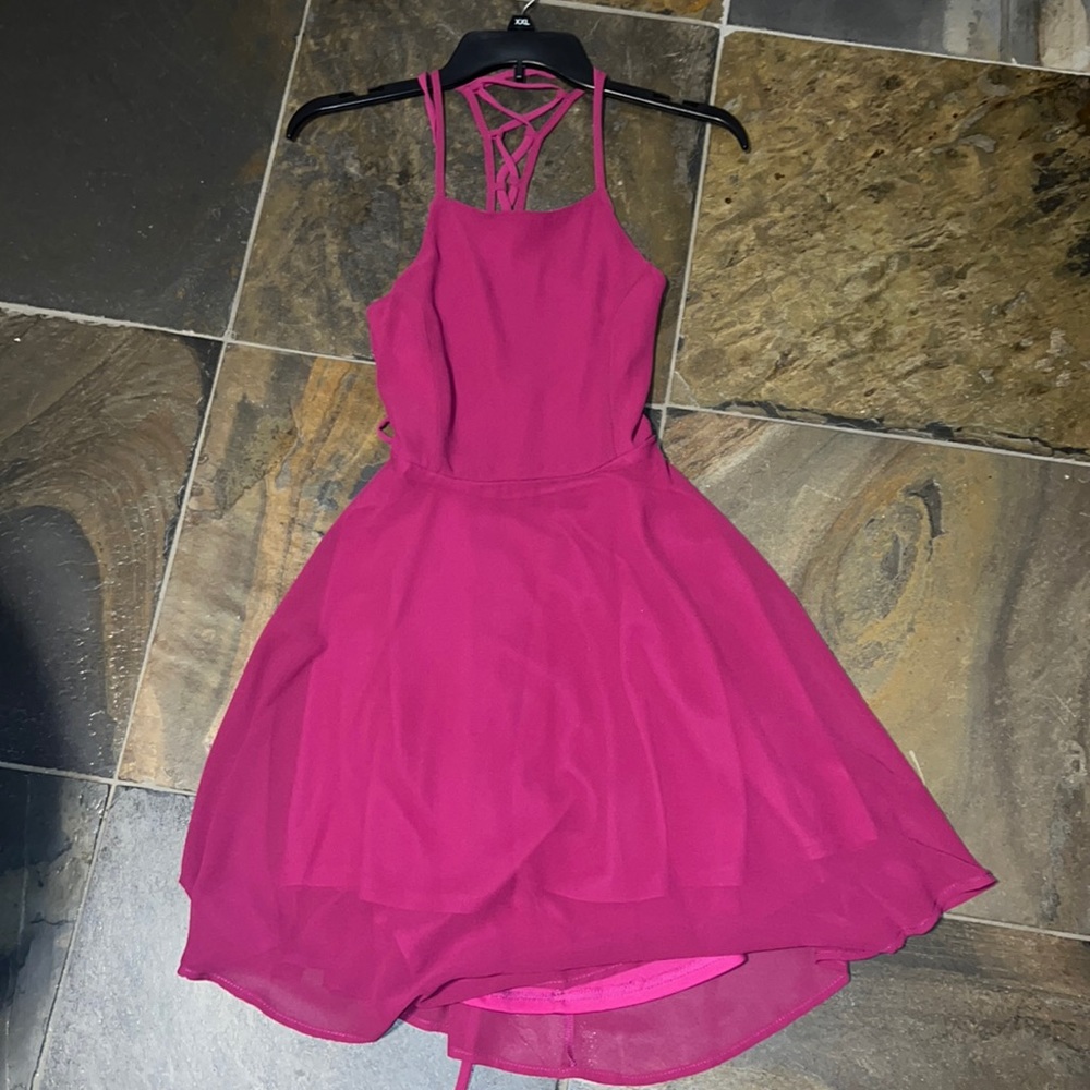 Magenta Lulus dress